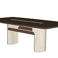 Roche Bobois modern rectangular dining table 3d model