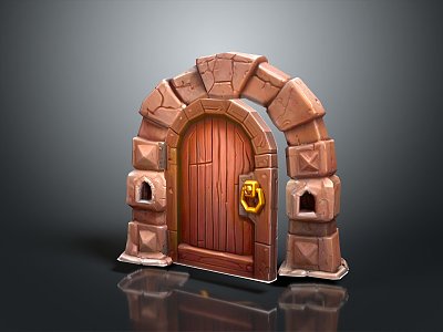 Ancient Building Door Ancient Building Door Chinese Style Door Antique Door Classical Door Chinese Style Door Chinese Style Entrance Traditional Door 3d model