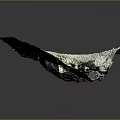 Natural Rock with Layered Structure White Light Brown Dark Gray Natural Texture and Fracture Marks