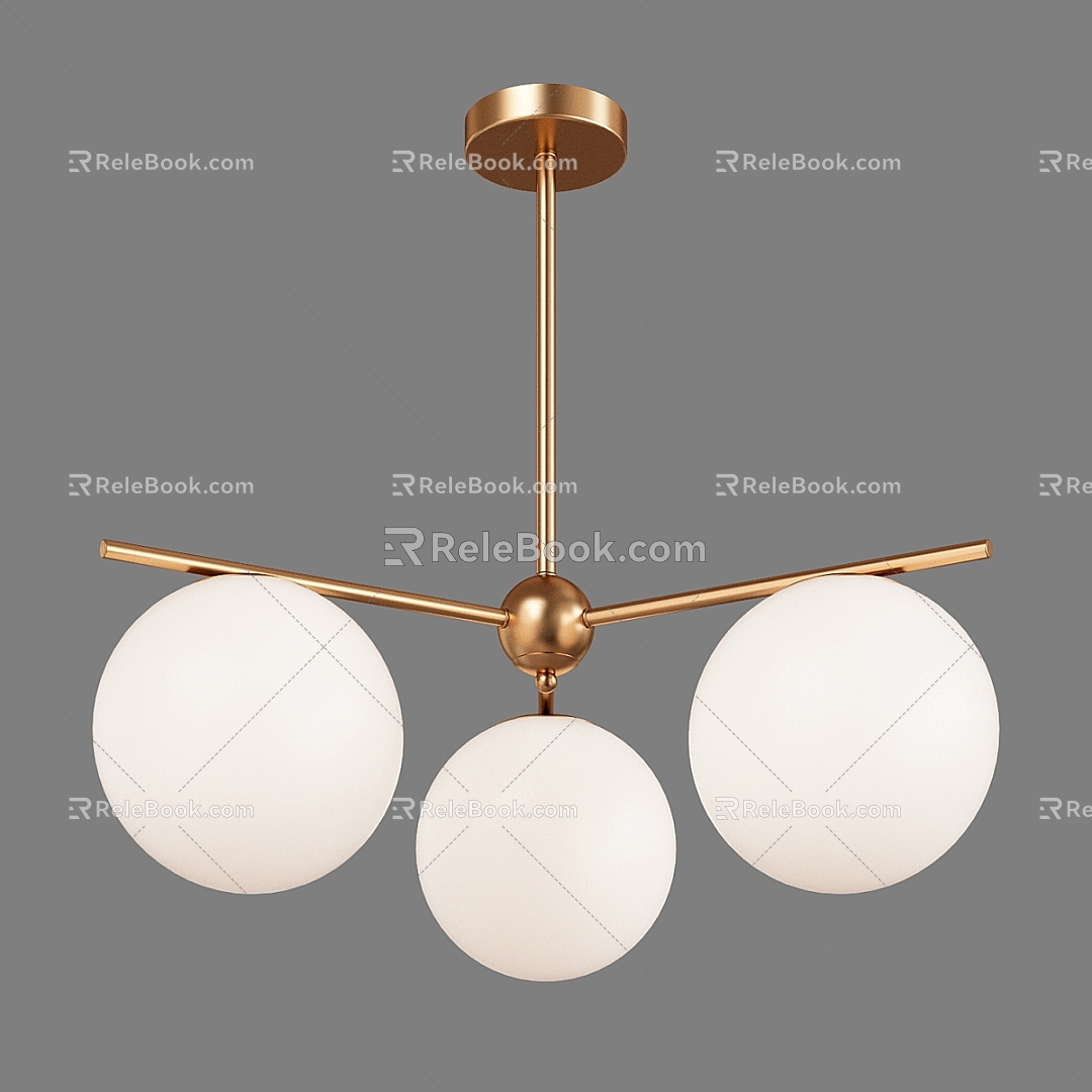 Simple Light Luxury Spherical Chandelier model