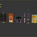 Medical Testing Equipment Kit Including Glucose Monitor Test Strips Lancets Battery And Container