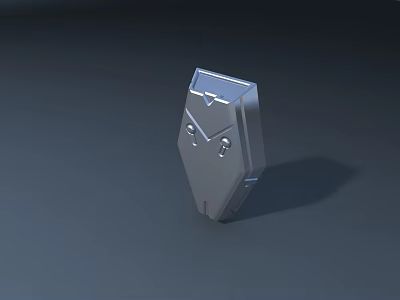 Metal Reflective Road Marker For Traffic Safety And Road Infrastructure 3d model