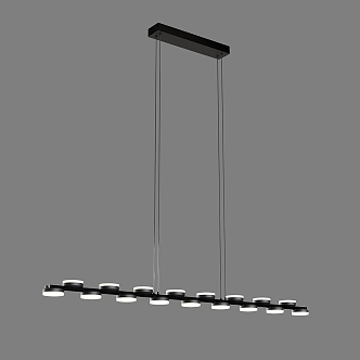 Modern Minimalist Chandelier Simple Chandelier 3d model