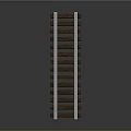 Tracks Cartoon Tracks Animation Tracks Railways Realistic Railways 3d model