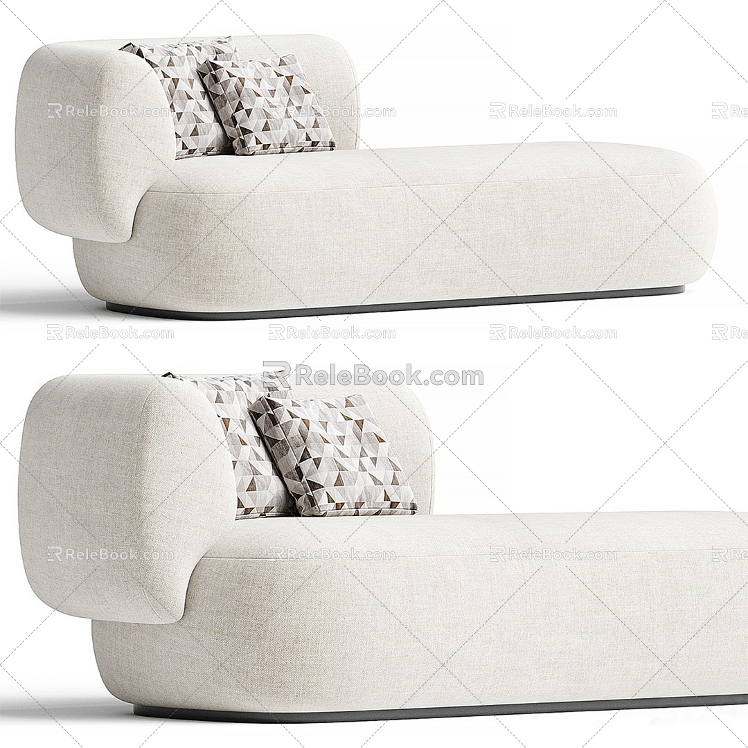 cuddle sofa 3d model