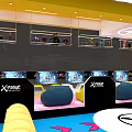 Game Hall Video Game Hall Interactive Game Exhibition Hall Design Battle Electric 3d model