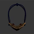 Golden Decorative Mask With Intricate Swirl Patterns For Home Living Decor