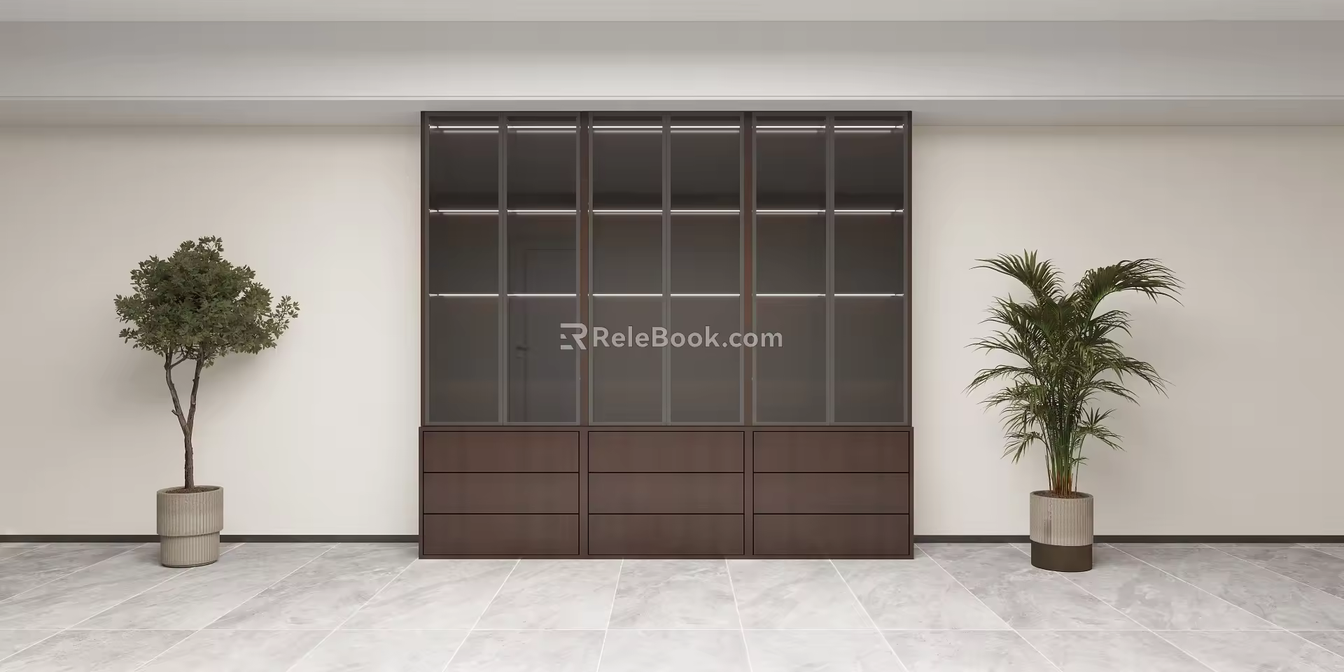Cabinet Wine Cabinet Locker 3d model