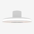 Modern Ceiling Mounted Air Cooler Fan With Round Design And Integrated LED Light 3d model