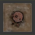 Industrial Style Rusty Metal Tank Shape Decorative Ornament Decoration Set For Home Decor