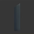 Dark Blue Mailbox With Unwanted Supplies Text And Secure Lock Design