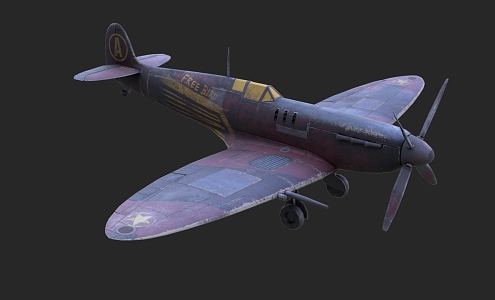 modern aircraft 3d model