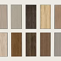 Wooden Wall Panels With Diverse Textures And Colors