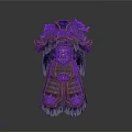 Ancient Ornate Weapon Armor Design With Intricate Dragon Carvings And Metal Details 3d model
