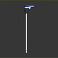 Commercial Equipment With Blue Top Black Connector And Silver Long Rod