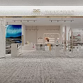Modern Clothing Store Interior With Display Racks Fashion Apparel And Bright Lighting