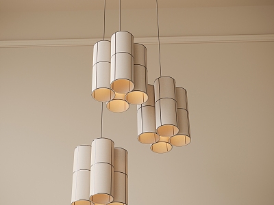 Modern chandelier 3d model