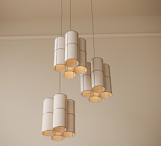 Modern chandelier 3d model