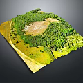 Garden Landscape Design With Lush Green Vegetation Open Space And Natural Layout