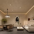 Hotel Mahjong Room With Modern Interior Design Comfortable Seats And Decorative Lighting