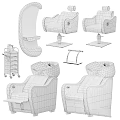 Ergonomic Black And White Medical Devices Featuring Examination Chairs Mobile Carts And Equipment Units