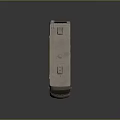 minibus minivan driverless bus school bus van box car 3d model