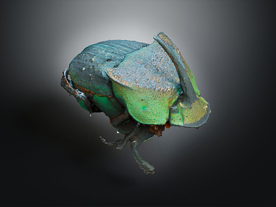 Modern Beetle Rainbow Scarabs Beetle model