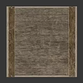 Vintage Wooden Box With Metal Rivets And Textured Wood Grain Surface