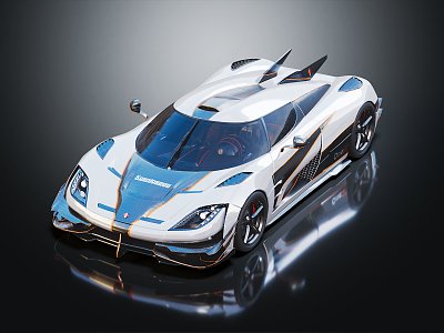 Modern sports car Super Running Super sports car High-end sports car 3d model