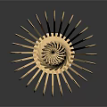 Handwoven Bamboo Household Item With Decorative Woven Design And Natural Material
