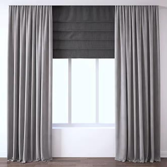 Modern Curtain 3d model