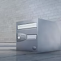 Modern mailbox 3d model