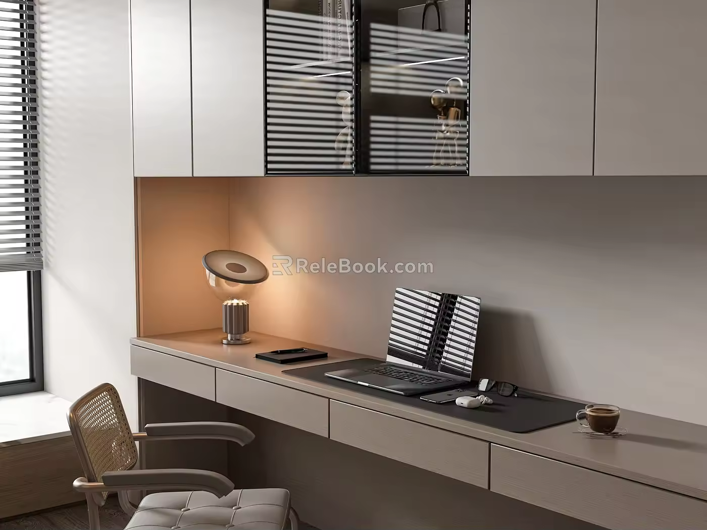 Study Desk Laptop Lamp 3d model
