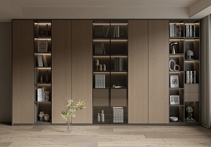 Home bookcase 3d model