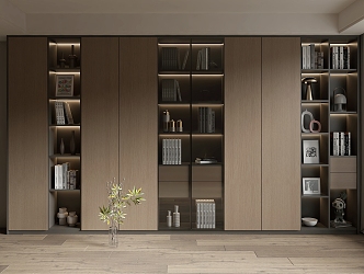 Home bookcase 3d model