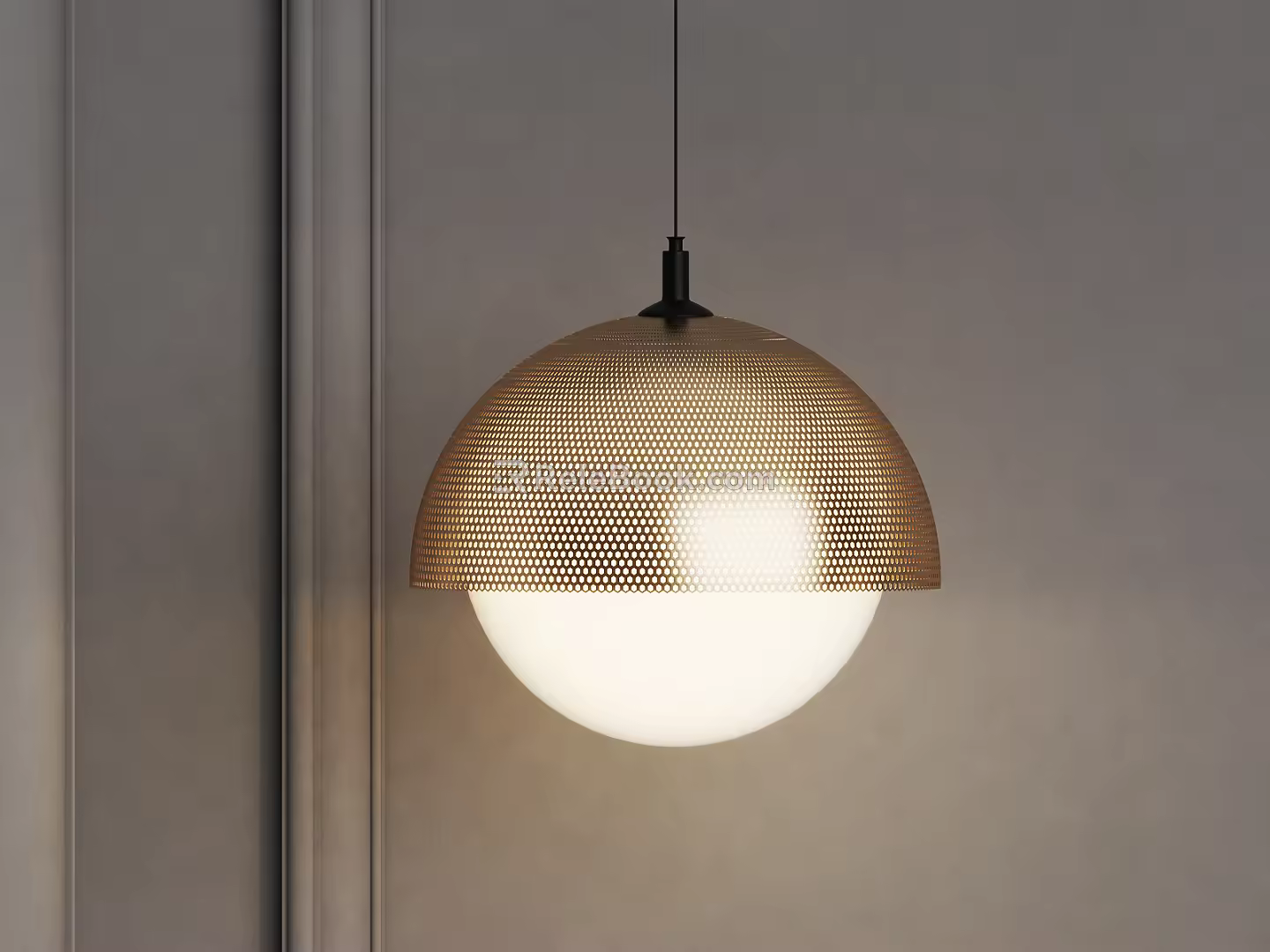 Modern chandelier 3d model