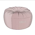 Modern Lazy Sofa Pink Lazy Sofa 3d model