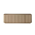 Modern Elegant Reception Desk With Vertical Stripes And Sleek Cabinet Design