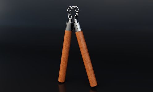 Nunchaku 3d model