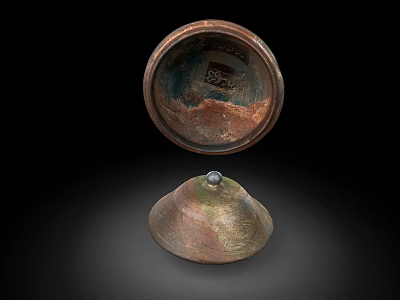 Vintage Handcrafted Ceramic Vessels With Rustic Earth Tones And Textured Surface 3d model