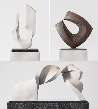 Modern Sculpture Art Sculpture 3d model