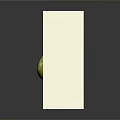 White Square Picture Frame Furniture Displaying Colorful Pear Artwork With Swirl Background