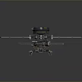 Advanced Multirotor Drone With Extended Rotor Arms And Central Sensor Module