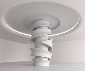 Modern Column 3d model