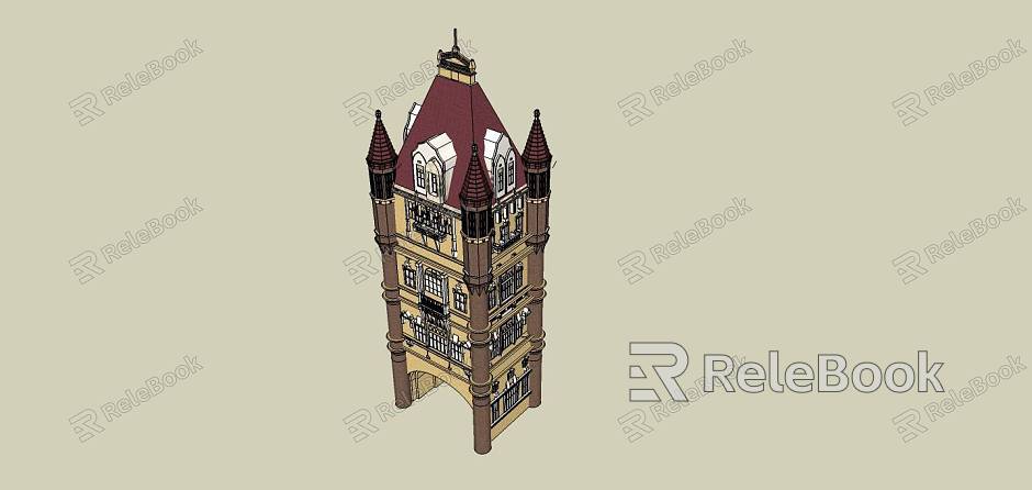 European-style tower model