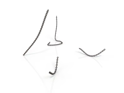 Practical Metal Chains As Household Decorative Hanging Accessories For Daily Use 3d model