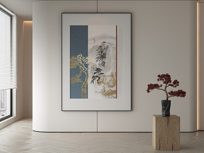 New Chinese Decorative Painting 3d model