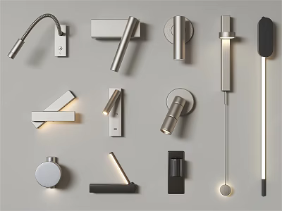 Modern spotlights 3d model