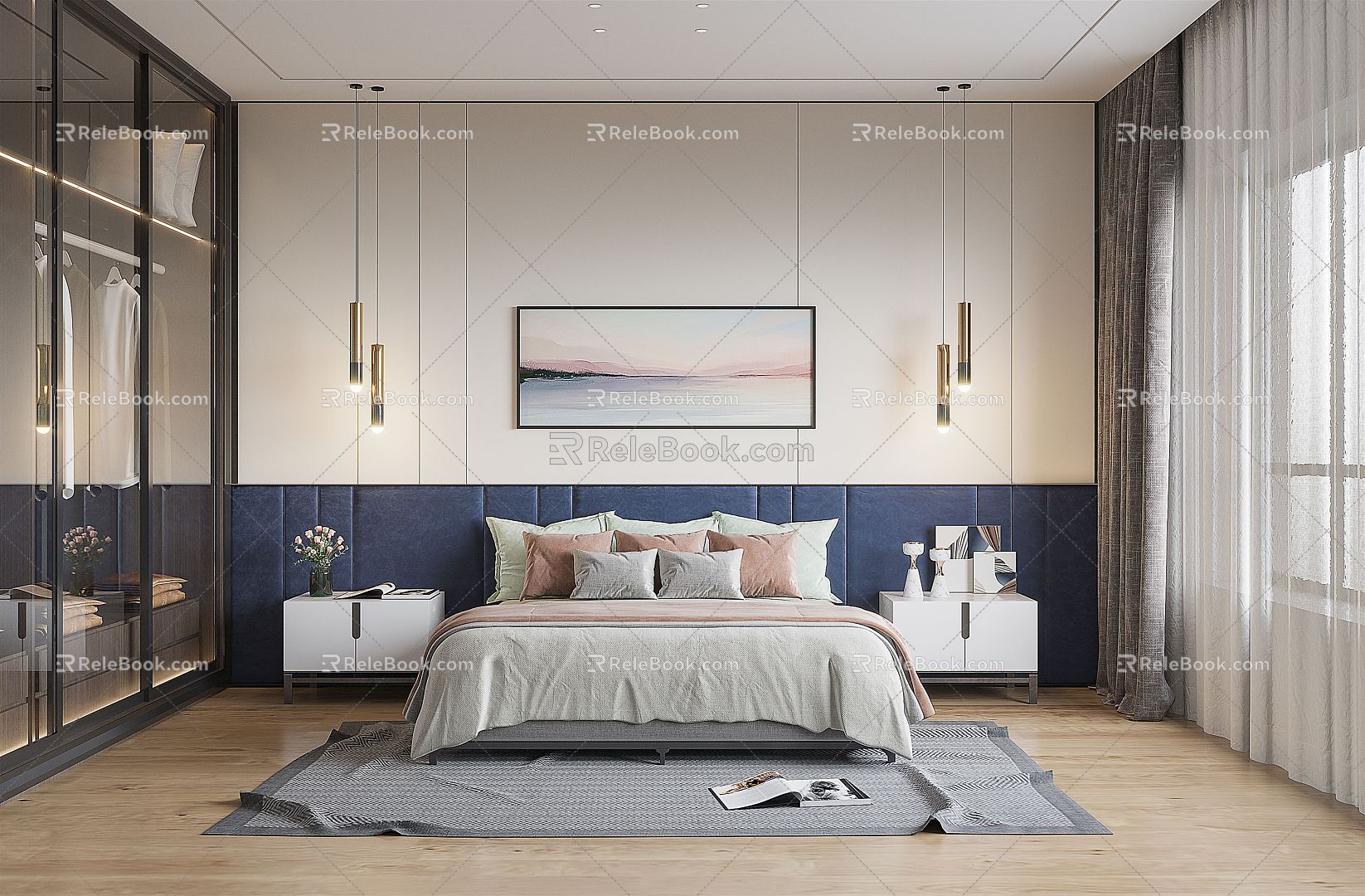 Modern Bedroom 3d model