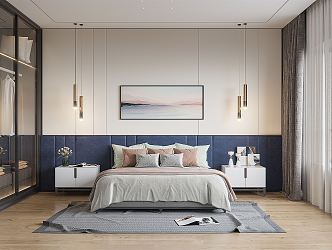 Modern Bedroom 3d model